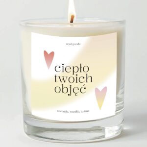 Świeca zapachowa „Ciepło twoich objęć”