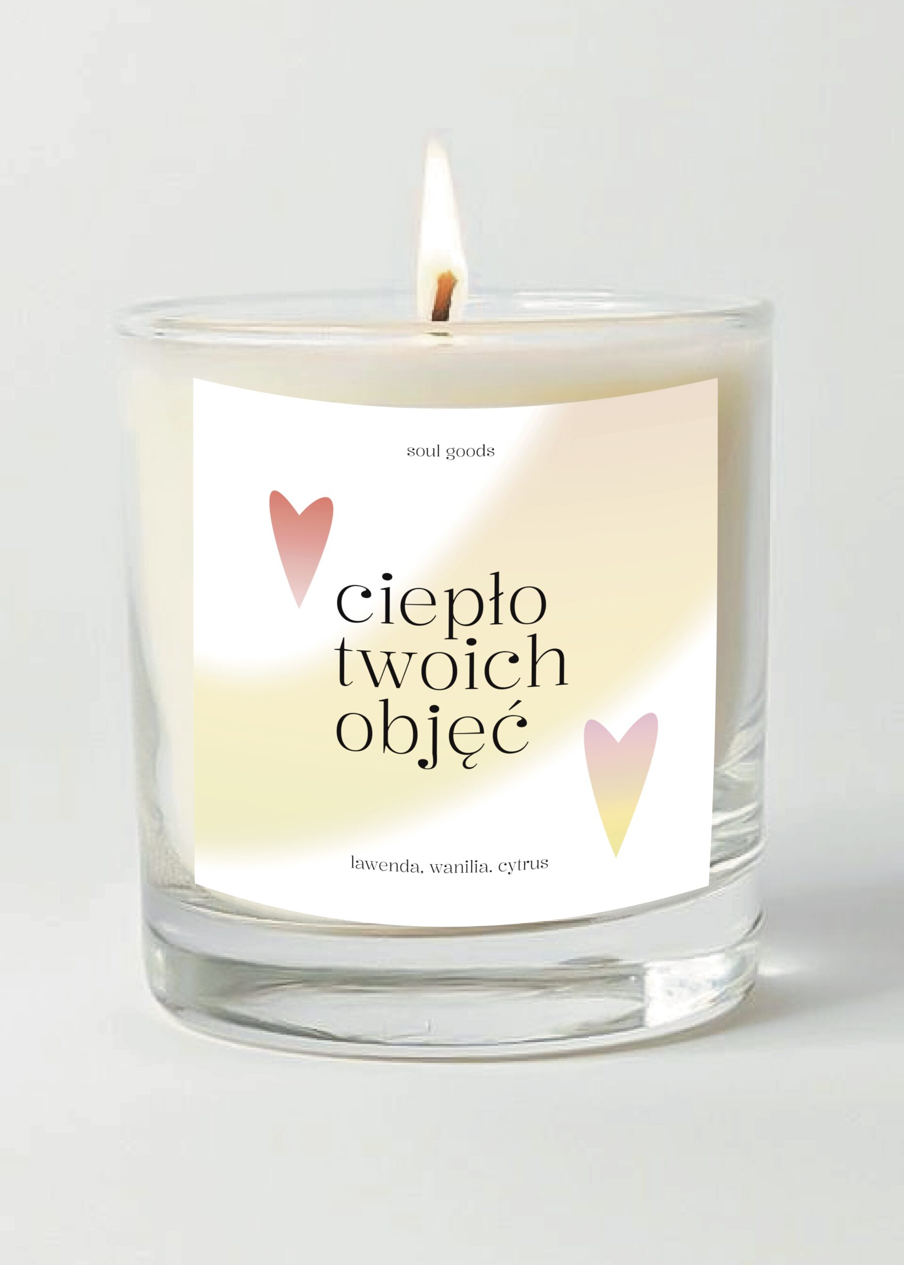 Świeca zapachowa „Ciepło twoich objęć”